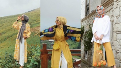 Жута одећа у одећи хиџаба