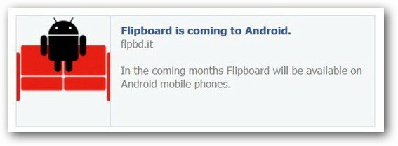 Флипбоард за Андроид може бити ваш