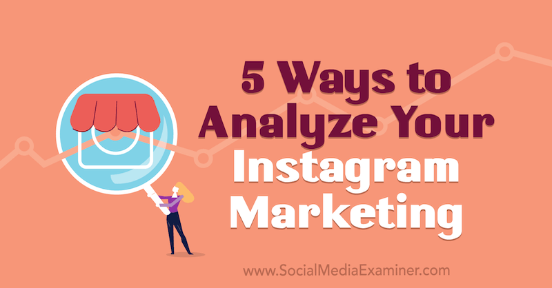 5 начина за анализу вашег Инстаграм маркетинга од Тамми Цаннон на програму Социал Медиа Екаминер.