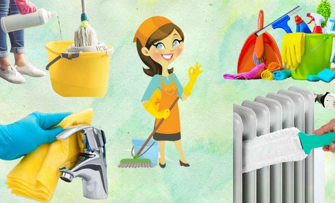 Како обавити семестрално чишћење куће? Где започети семестрално чишћење?