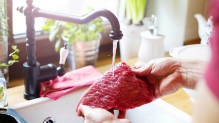 Како се месо пере? Да ли је месо сољено? Како треба кухати месо?