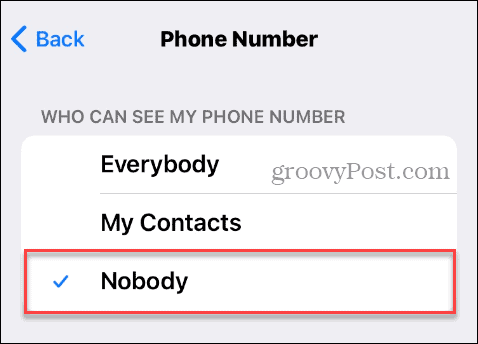 Нико не може да види број телефона у Телеграму на иПхоне-у