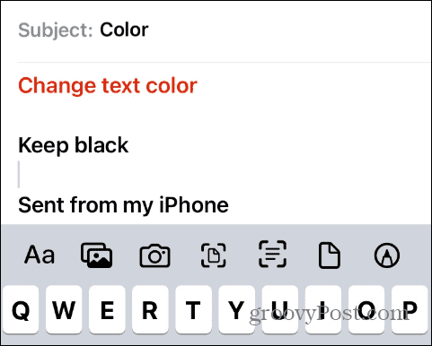 Промените боју текста на иПхоне-у