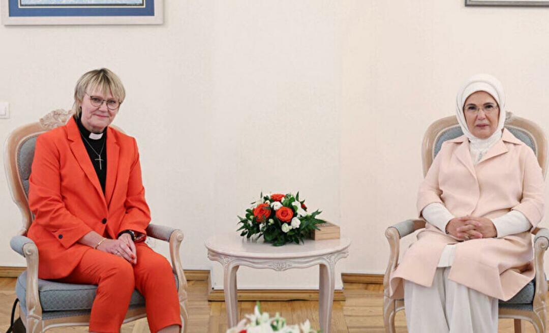 Честитке Емине Ердоган од Биргите Ед, супруге шведског премијера Улфа Кристерссона!