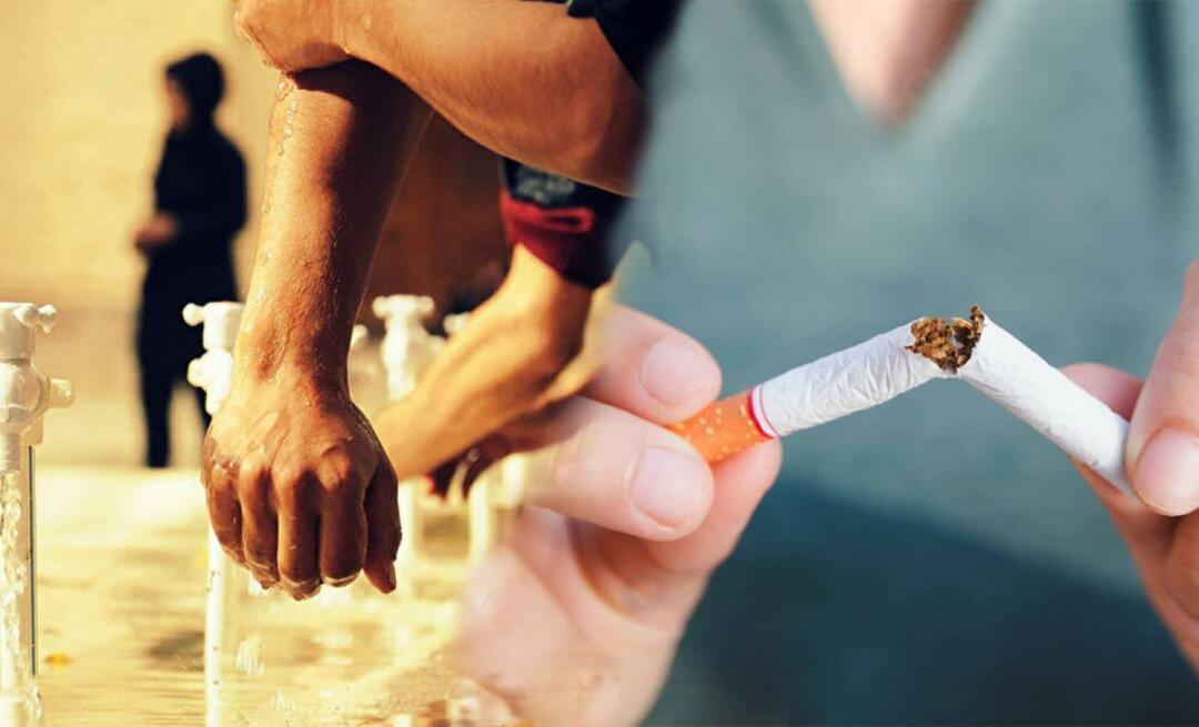 Да ли се абдест прекида ако пушите? Да ли пушење пауза вуду?