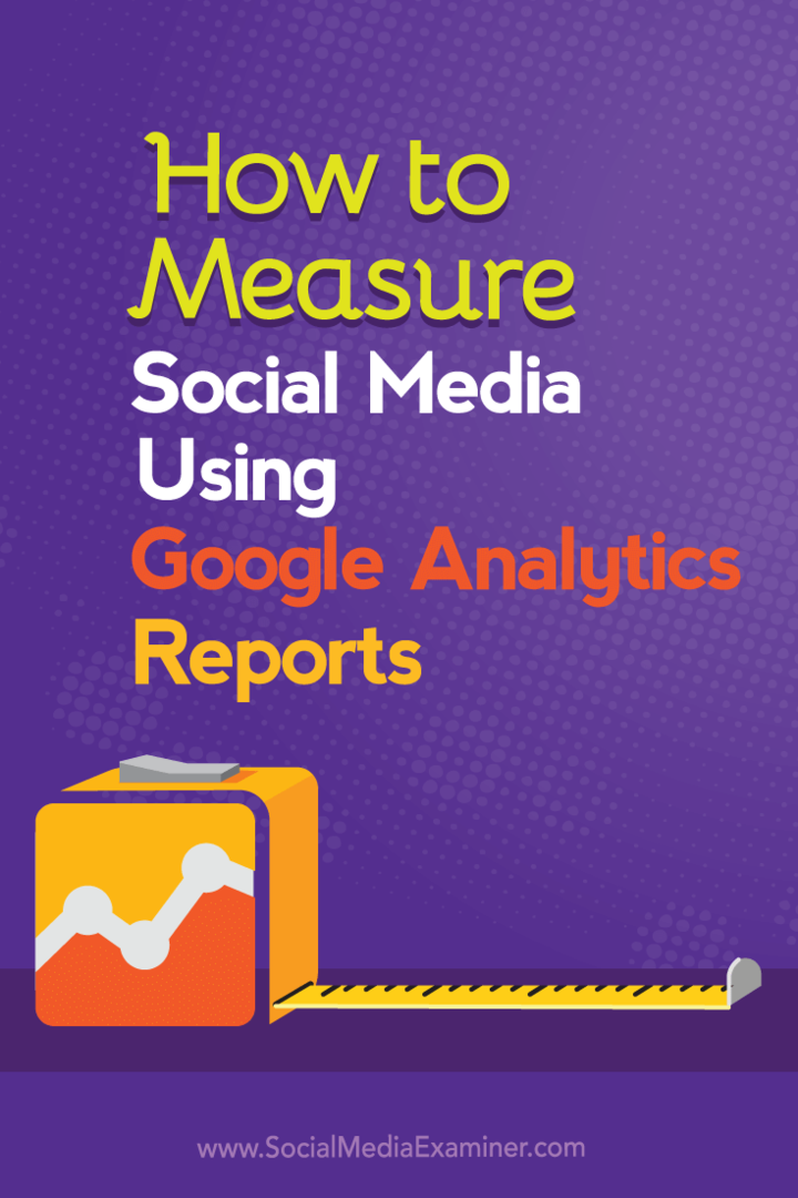 измерите утицај социјалног маркетинга помоћу Гоогле аналитике