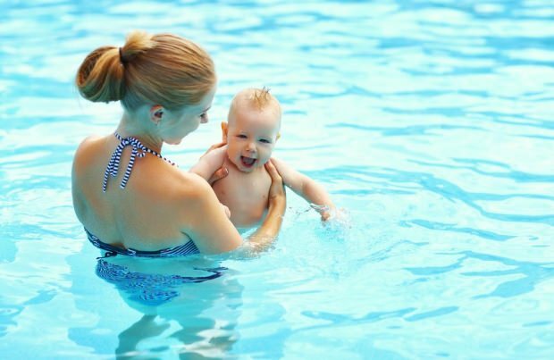 Када бебе могу ући у базен?