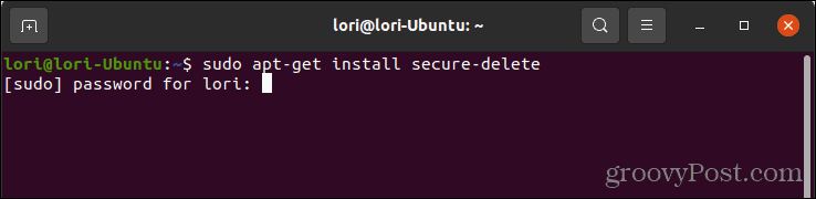 Инсталирајте сецуре-делете у Линук
