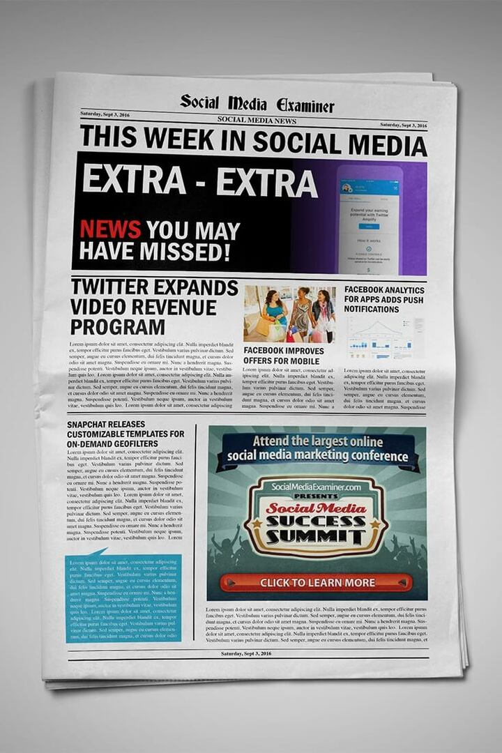 Твиттер отвара видео огласе пре дистрибуције и поделу прихода од видео записа: Ове недеље на друштвеним мрежама: Испитивач друштвених медија