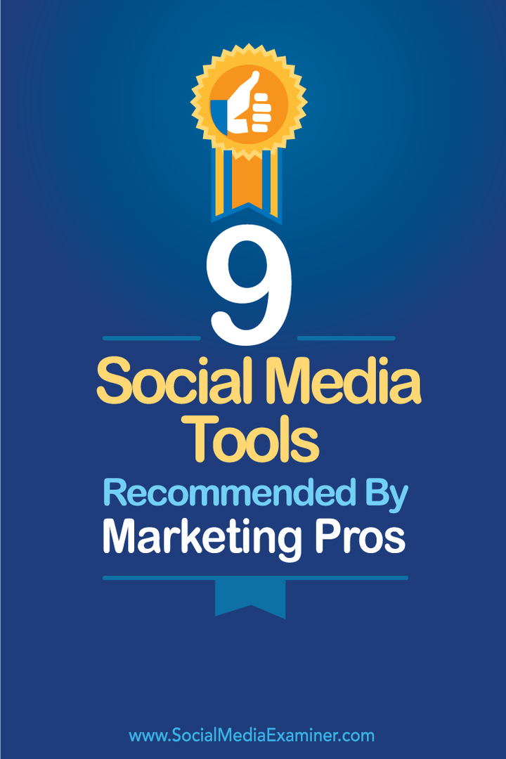 девет алата за друштвене медије од маркетиншких професионалаца