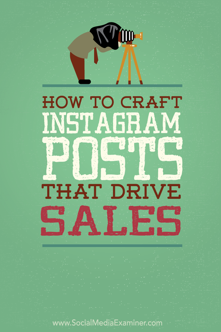 Како направити Инстаграм постове који подстичу продају: Испитивач друштвених медија
