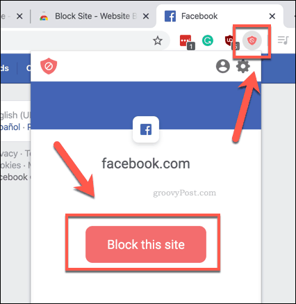 Брзо блокирање веб локације помоћу БлоцкСите-а у Цхроме-у
