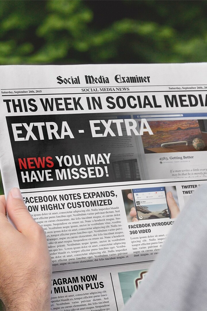 Побољшања Фацебоок напомена: Ове недеље на друштвеним мрежама: Испитивач друштвених медија