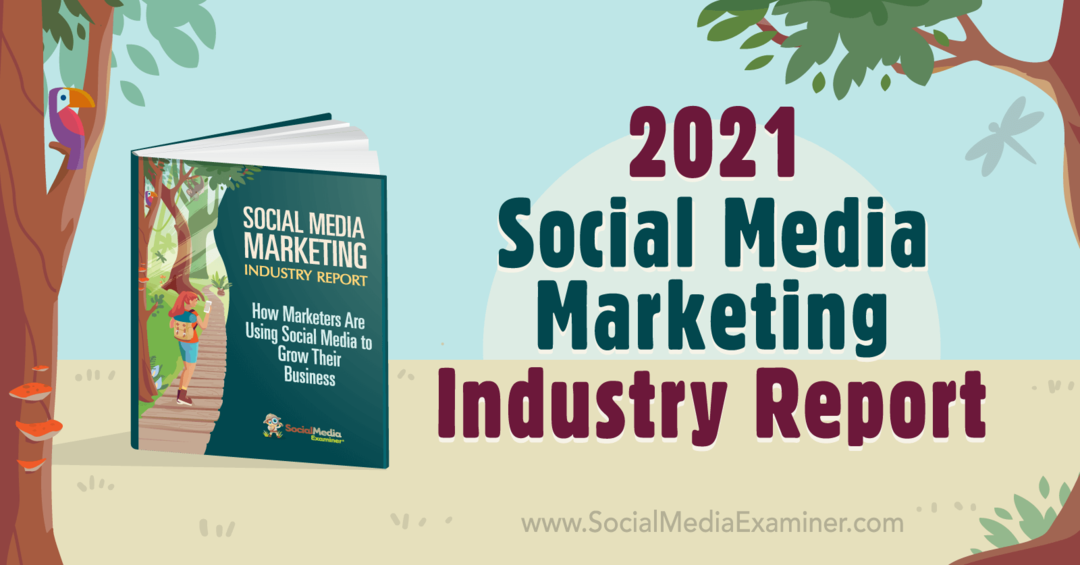 Извештај о индустрији маркетинга друштвених медија за 2021. годину, Мицхаел Стелзнер, на испитивачу друштвених медија.