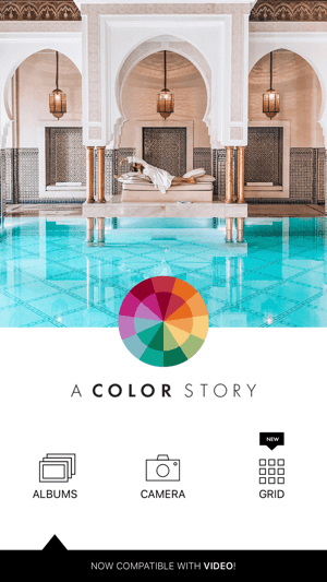 Направите причу о боји у Инстаграму, корак 1, који приказује могућности отпремања.
