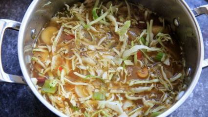 Како направити говеђу супу од купуса? Тродневна дијета супе од купуса за мршављење!