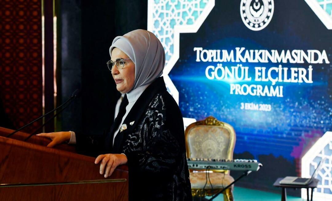Емине Ердоган је у програму Амбасадори волонтера у развоју заједнице!