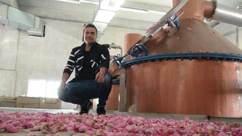 бердан мардини основао је фабрику ружиног уља у свом родном граду