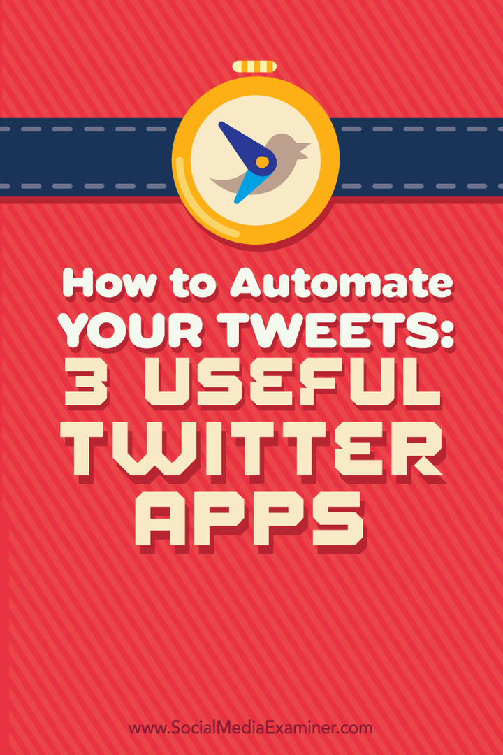 Како аутоматизовати своје твитове: 3 корисне Твиттер апликације: Испитивач друштвених медија