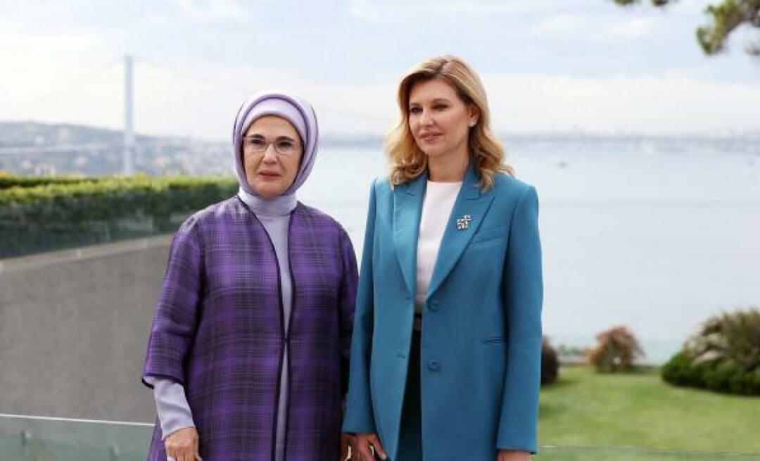 Емине Ердоган угостио Олену Зеленску, супругу председника Украјине!