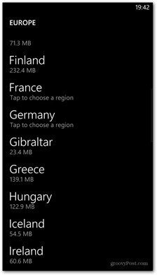 Виндовс Пхоне 8 мапе доступних земаља