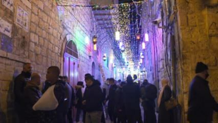 Јерусалимске улице су сјајне у Рамазану