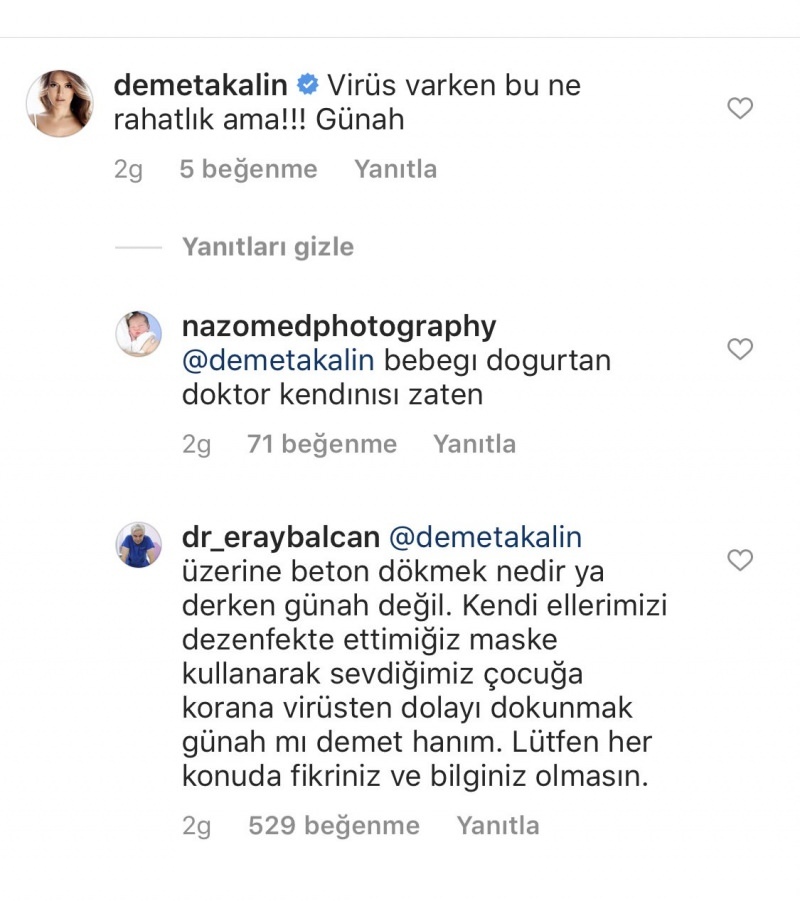 Снажан одговор познатог доктора на упозорење „цоронавируса“ Демет Акалıн!