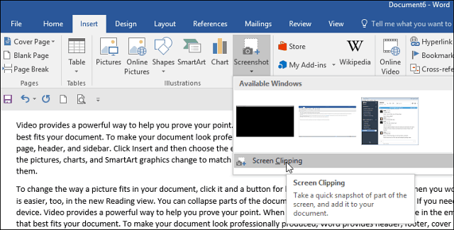 Како узети снимак екрана у програму Оффице и убацити га у документ
