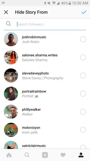 Можете да блокирате одређене следбенике Инстаграма да не виде ваше приче.