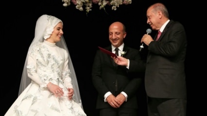 Замјеник предсједника Ердоган, Али Ихсан Арслан, био је свједоком брака