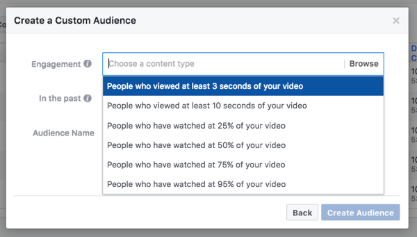 Циљајте људе према томе колико су вашег видео снимка гледали.