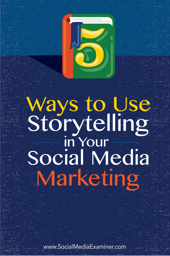 како користити приповедање прича у свом маркетингу на друштвеним мрежама