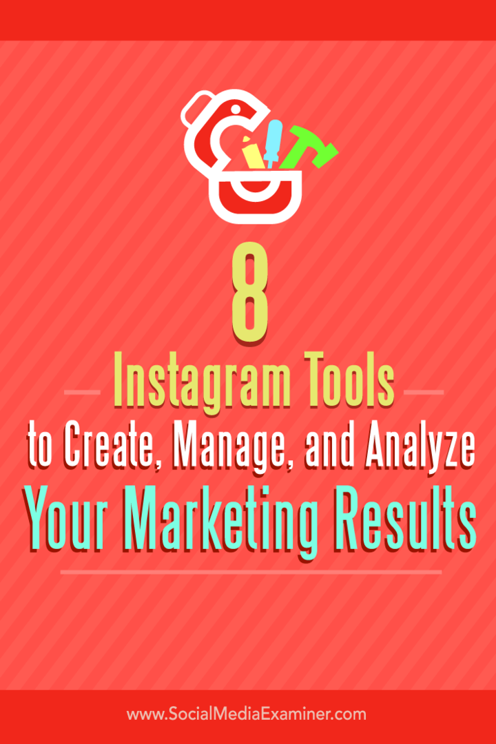 8 Инстаграм алата за креирање, управљање и анализу ваших маркетиншких резултата: Испитивач друштвених медија