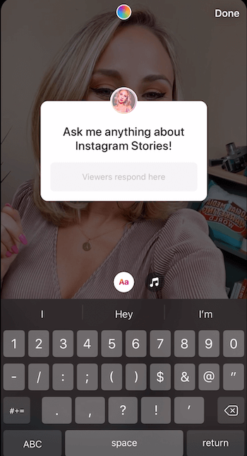 додајте налепницу са питањима у Инстаграм причу