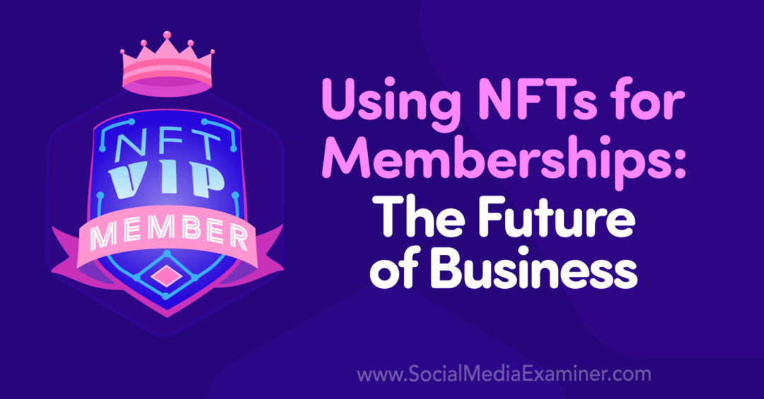 Коришћење НФТ-а за чланство: Будућност пословања: Испитивач друштвених медија