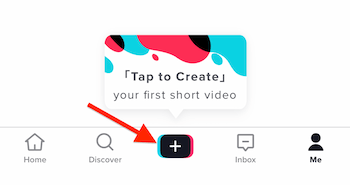 Додирните да бисте креирали свој први скочни прозор за кратки видео на ТикТок-у