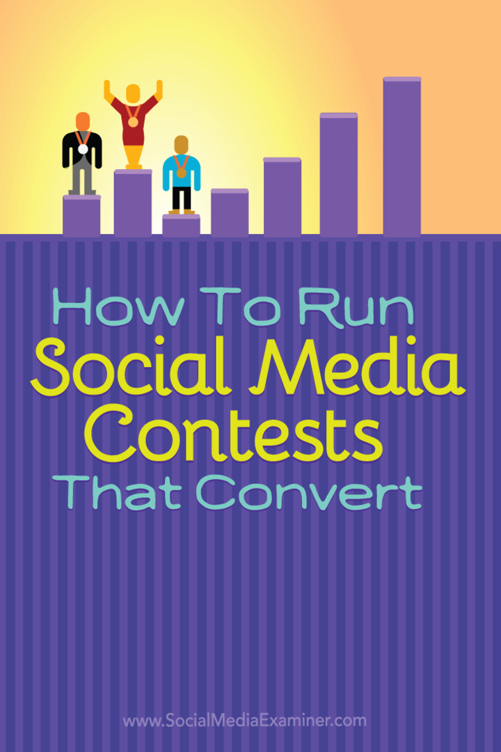 Како створити такмичења која се претварају у друштвене медије: Испитивач друштвених медија
