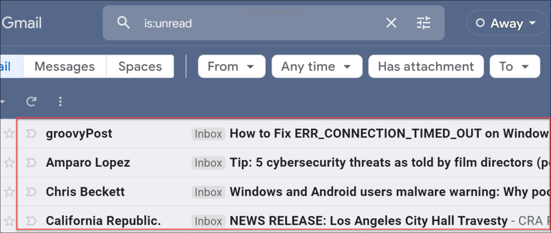 Пронађите непрочитане е-поруке у Гмаил-у