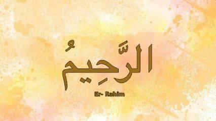 Шта значи Ер-Рахим? Турско значење Есме Ер Рахима и врлина њеног сећања