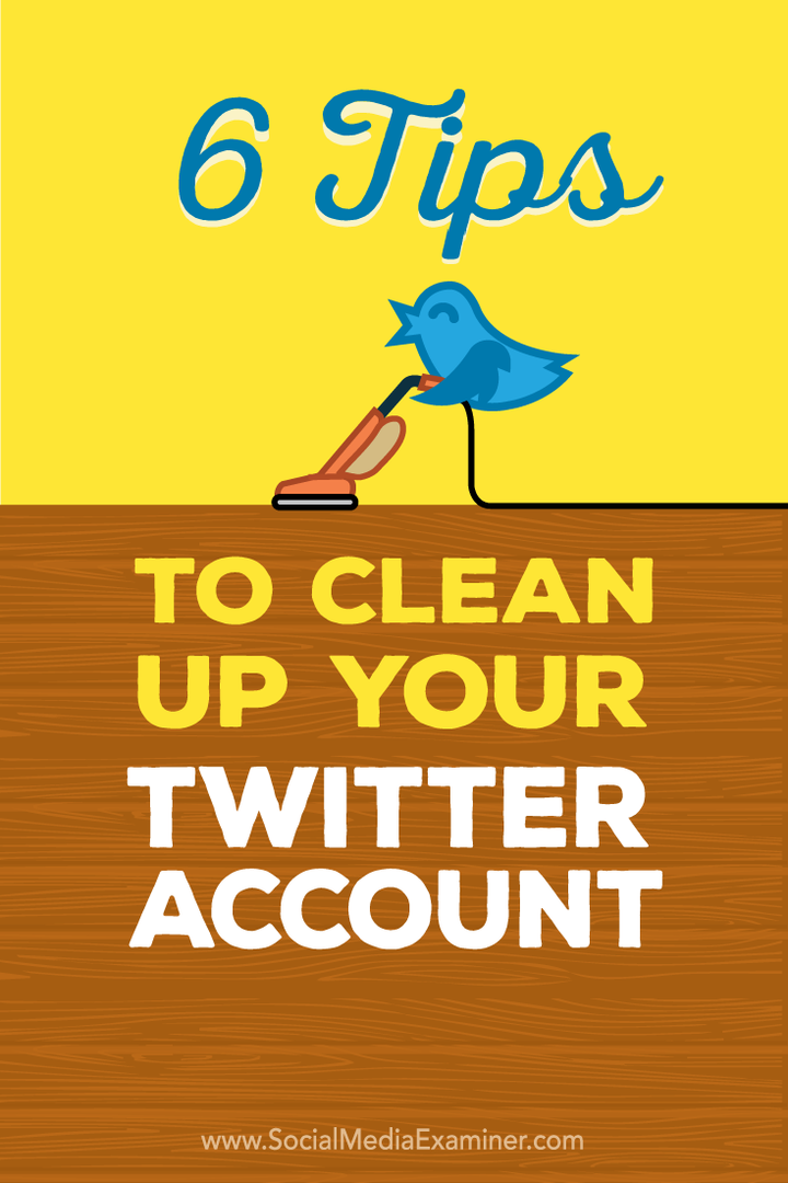 савети за чишћење Твиттер налога