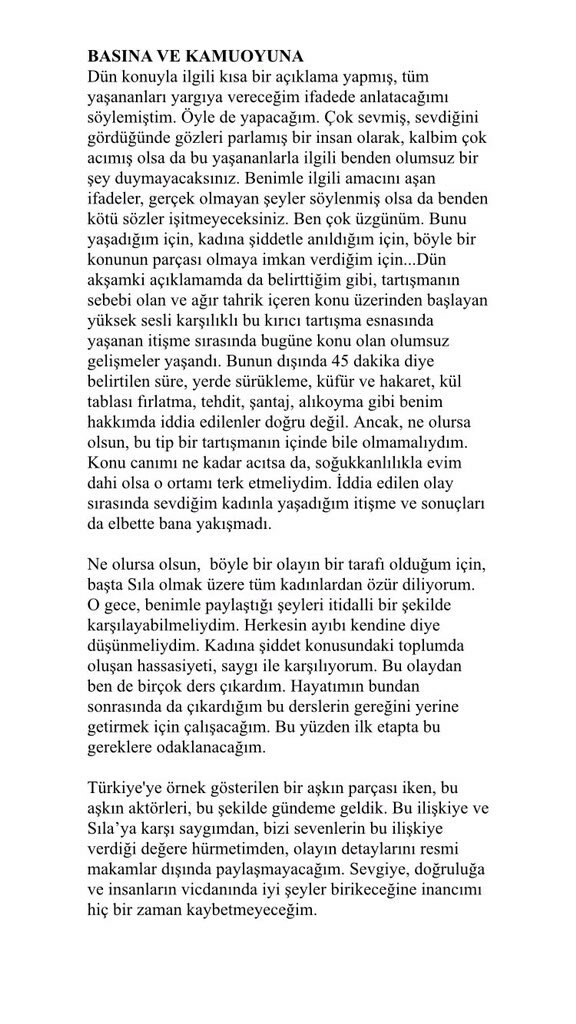 Ахмет Курал се извинио Сели