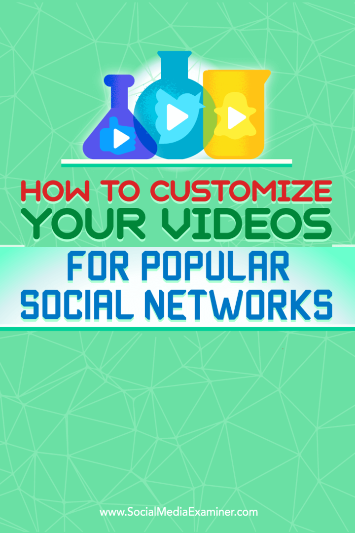 Како прилагодити своје видео записе за популарне друштвене мреже: Испитивач друштвених медија