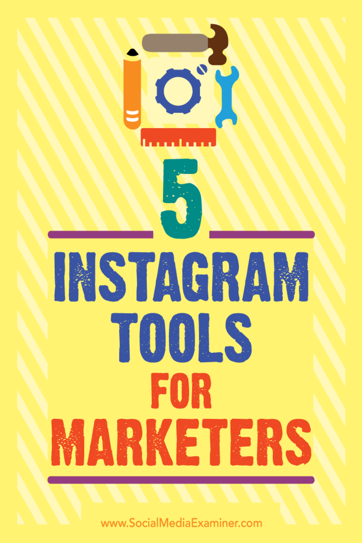 5 Инстаграм алата за маркетиншке стручњаке: Испитивач друштвених медија