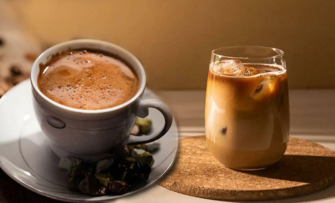 Како направити ледену кафу са турском кафом? Кување хладне кафе од турске кафе