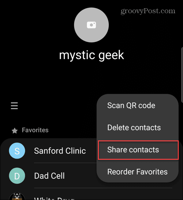 Пренесите контакте са Андроид-а на Андроид