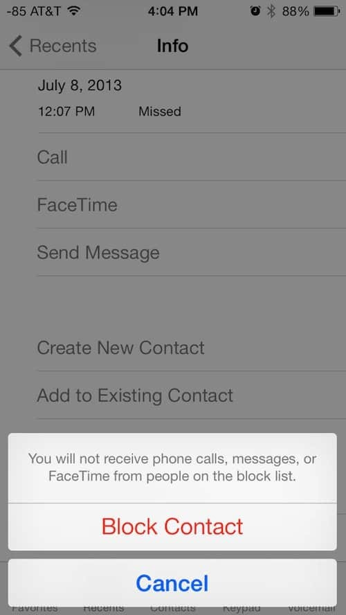 Аппле иОС 7 додаје могућност за блокирање нежељених позива и текстова