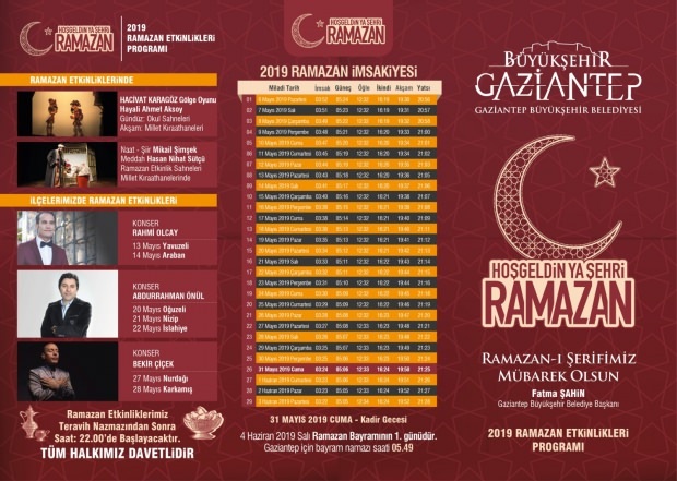 Шта се догађају у рамазанској општини Газиантеп у 2019. години?