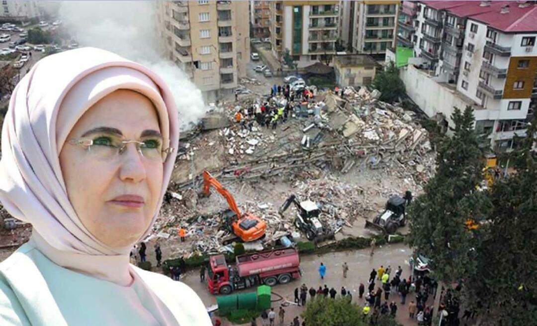Прва дама Ердоган: Наша срца су била упаљена од вести о земљотресу!