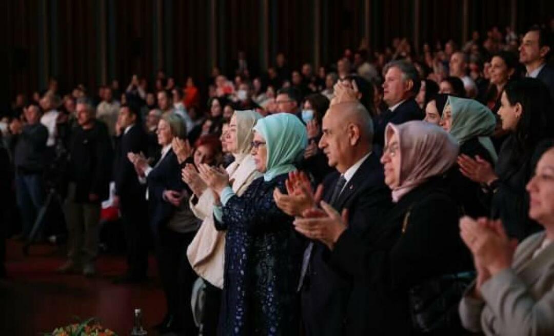 Емине Ердоган је гледао оперу „Турандот“ у нашем Конгресно-културном центру Бештепе!