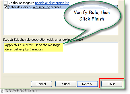 Како одгодити испоруку посланих предмета / е-поште